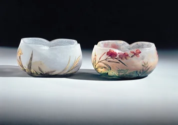 Two Bowls by Daum, Nancy, France